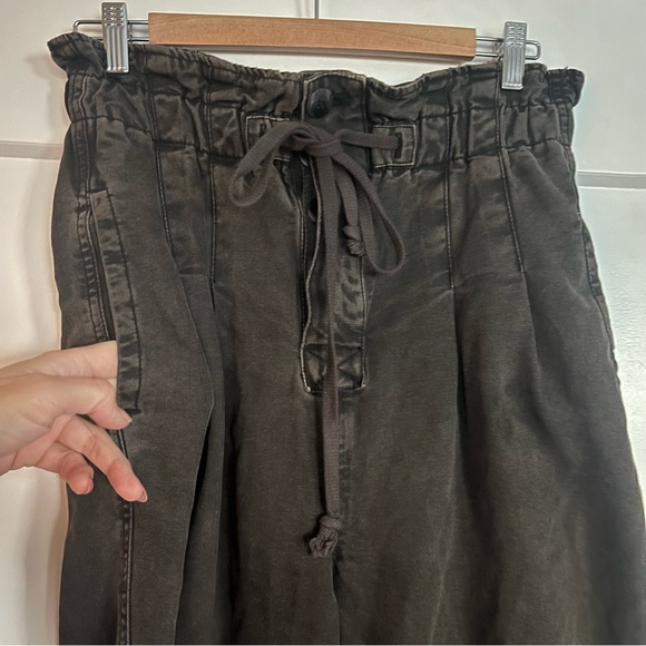 Free People Margate Paperbag Pleated Pants - Size S (fits M) - Picture 3 of 9